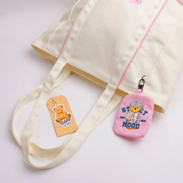 Bolso Tote Rosa Teddy Island x YOYOSO