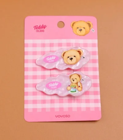 Clip para Cabello Color Sólido Teddy Island x YOYOSO