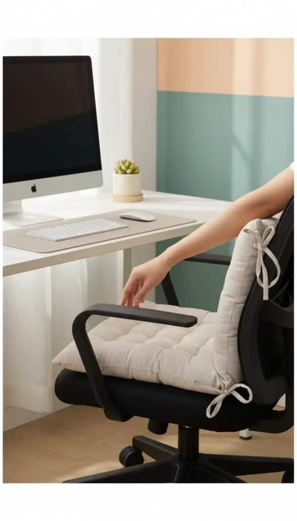 Cojín de Asiento Color Sólido Beige YOYOSO