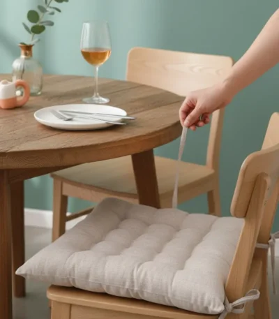 Cojín de Asiento Color Sólido Beige YOYOSO