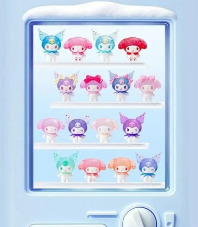 Figuras Mini My Melody y Kuromi Sanrio