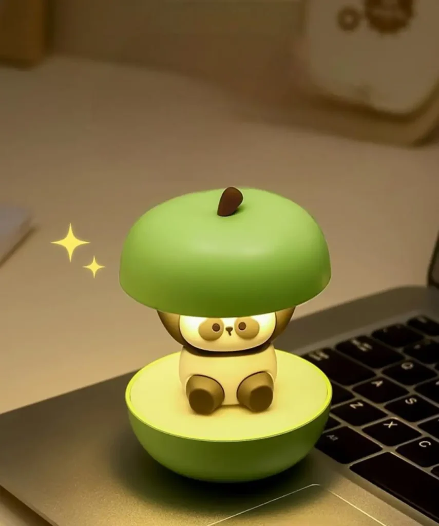 Lámpara de Noche Panda de Manzana YOYOSO