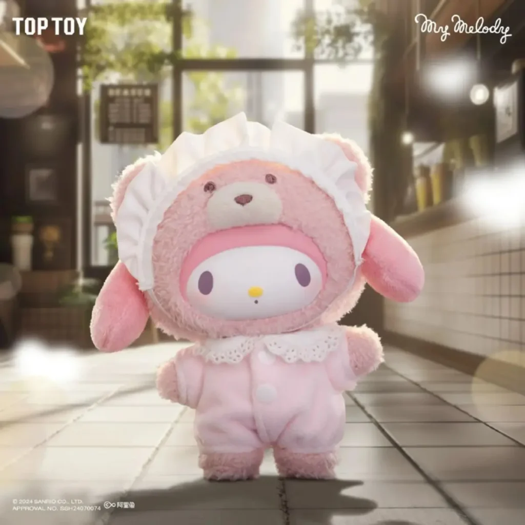 Llavero de Peluche Sanrio Characters Latte Baby YOYOSO