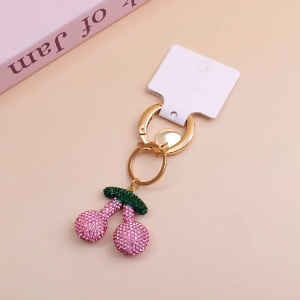 Llaveros de Cereza Color Rosa YOYOSO