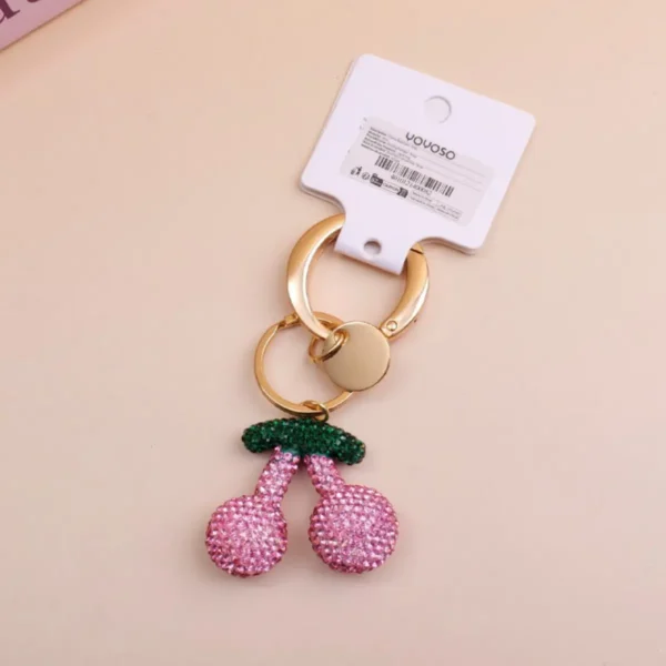 Llaveros de Cereza Color Rosa YOYOSO