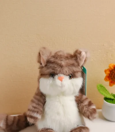 Peluche Gato Gris 15cm YOYOSO