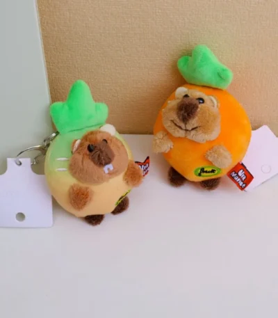 Peluche Marmota Ural Zanahoria 10cm YOYOSO
