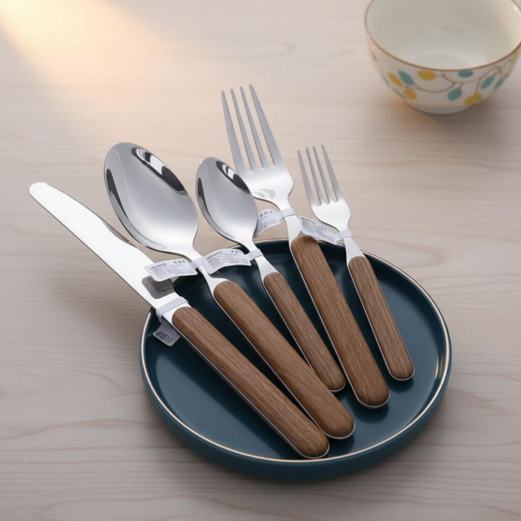 Set de cubiertos parrillada kawaii en Ecuador
