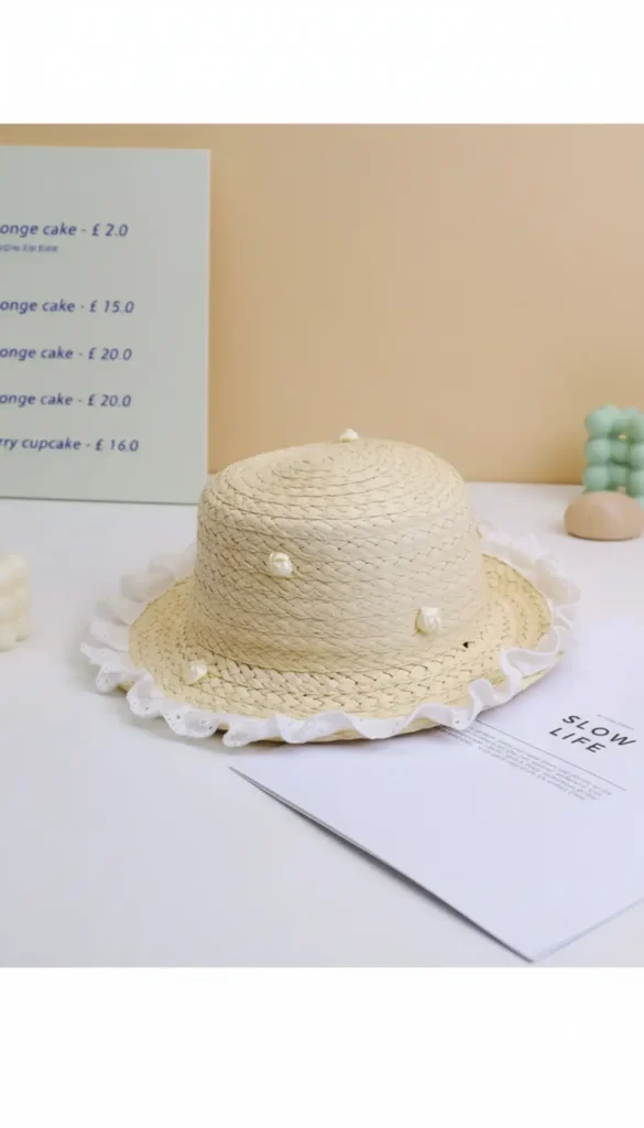 Sombrero de Paja Infantil Beige YOYOSO