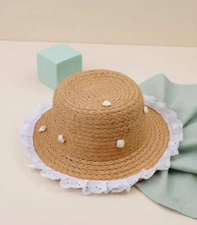Sombrero de Paja para Niños Flower YOYOSO