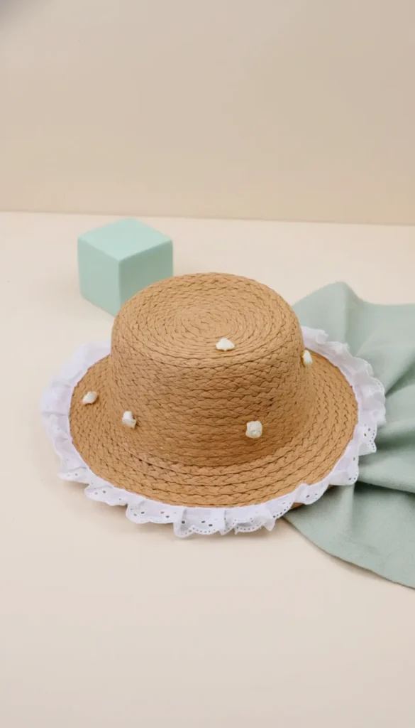 Sombrero de Paja para Niños Flower YOYOSO