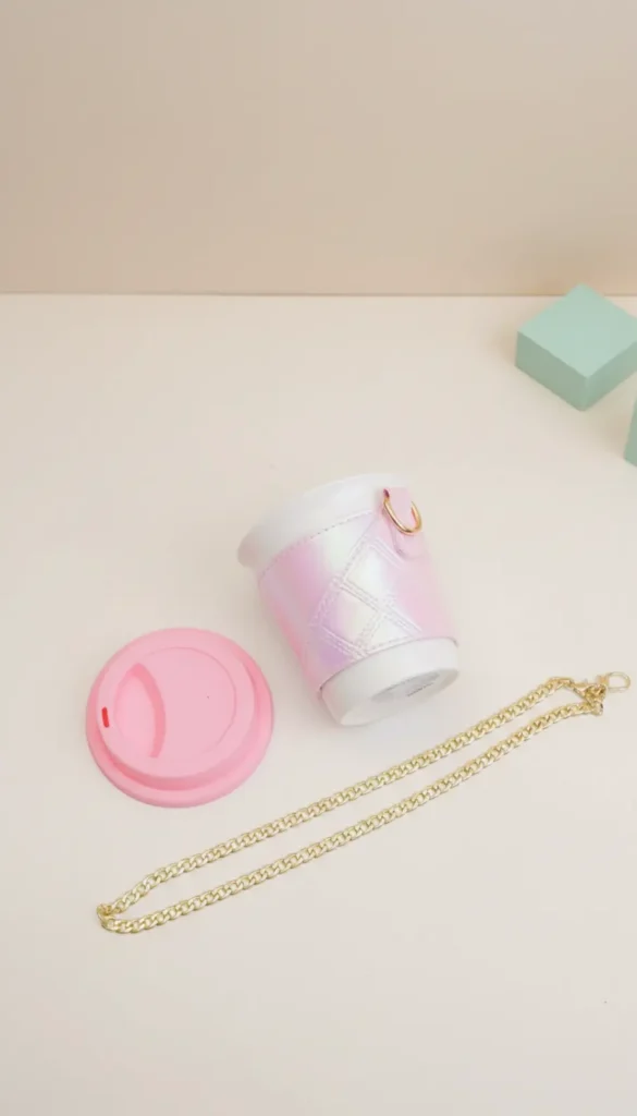 Taza con Cadena - Rosa YOYOSO
