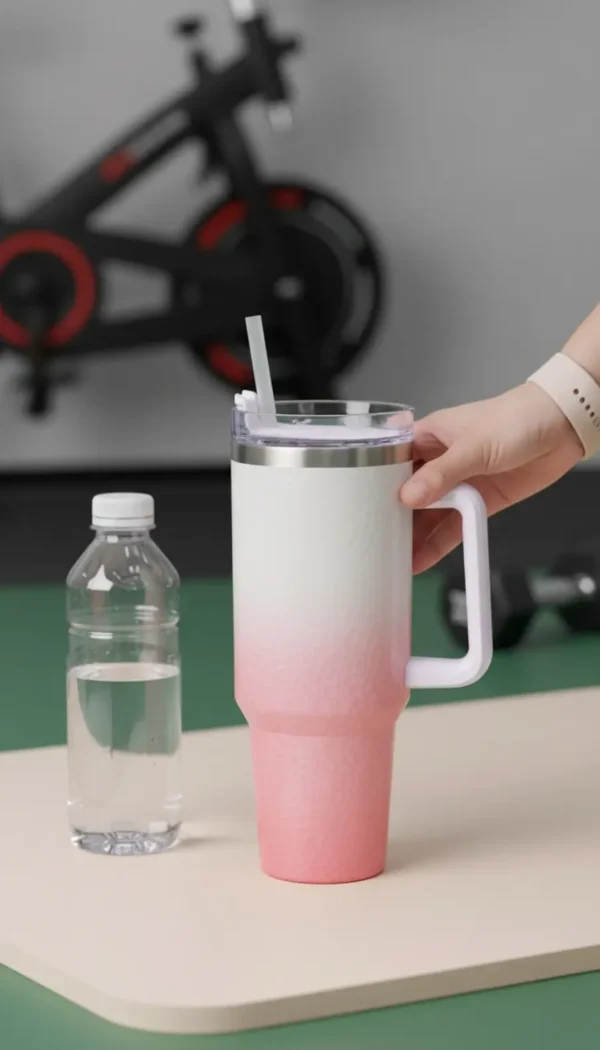 Termo de Acero Inoxidable 1200ml Gradiente Rosa YOYOSO