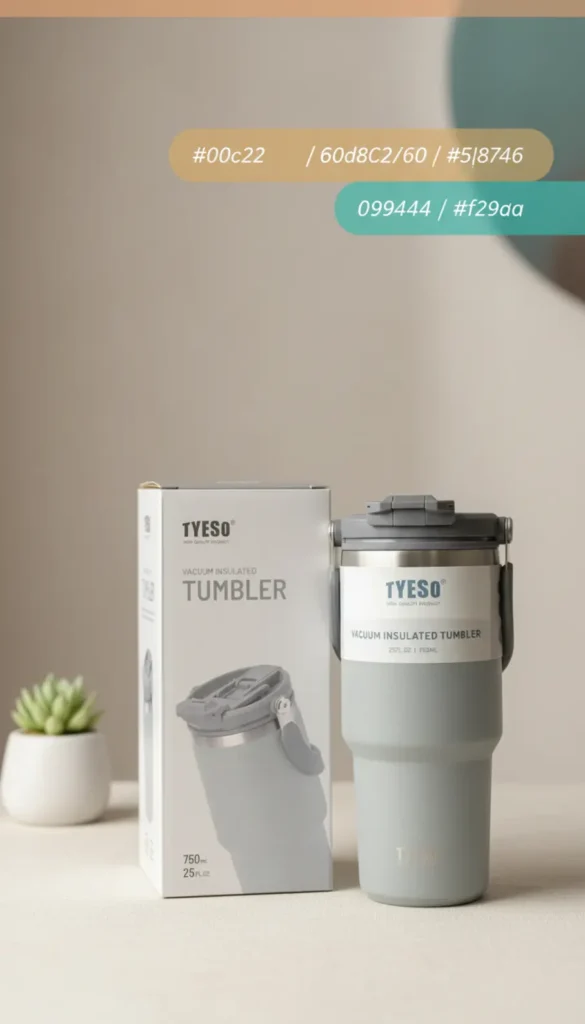 Termo TYESO 750ml Gris YOYOSO