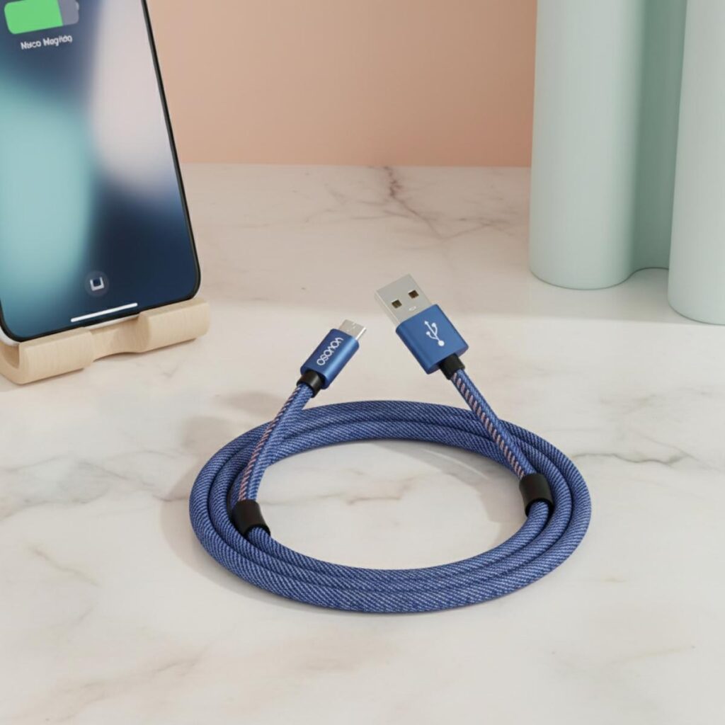 Cable USB tipo B 2M para Android - Kawaii
