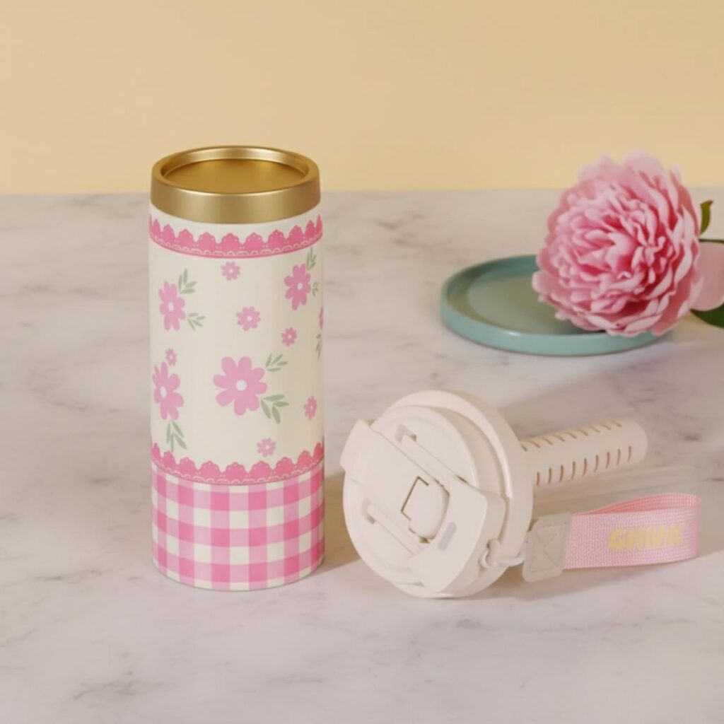 Adorable termo de flores 550ml YOYOSO