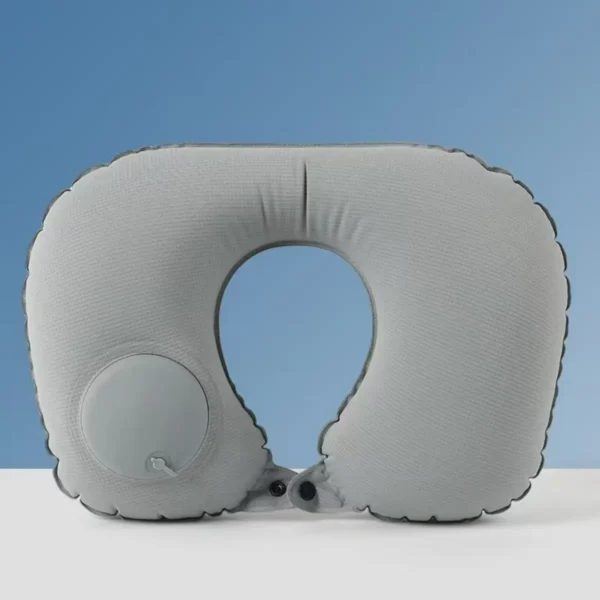 Almohada U Inflable de Viaje de Seda Fría - Imagen 2