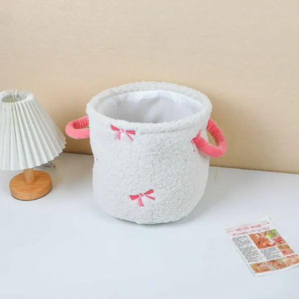 Bin de Almacenamiento Bowknot Minimalista Pequeño - Imagen 3