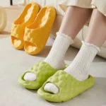 Zapatillas de Casa Simples para Mujer Amarillas
