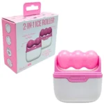 Rodillo de hielo 2 en 1 Beauty MD para rostro y cuerpo color rosa